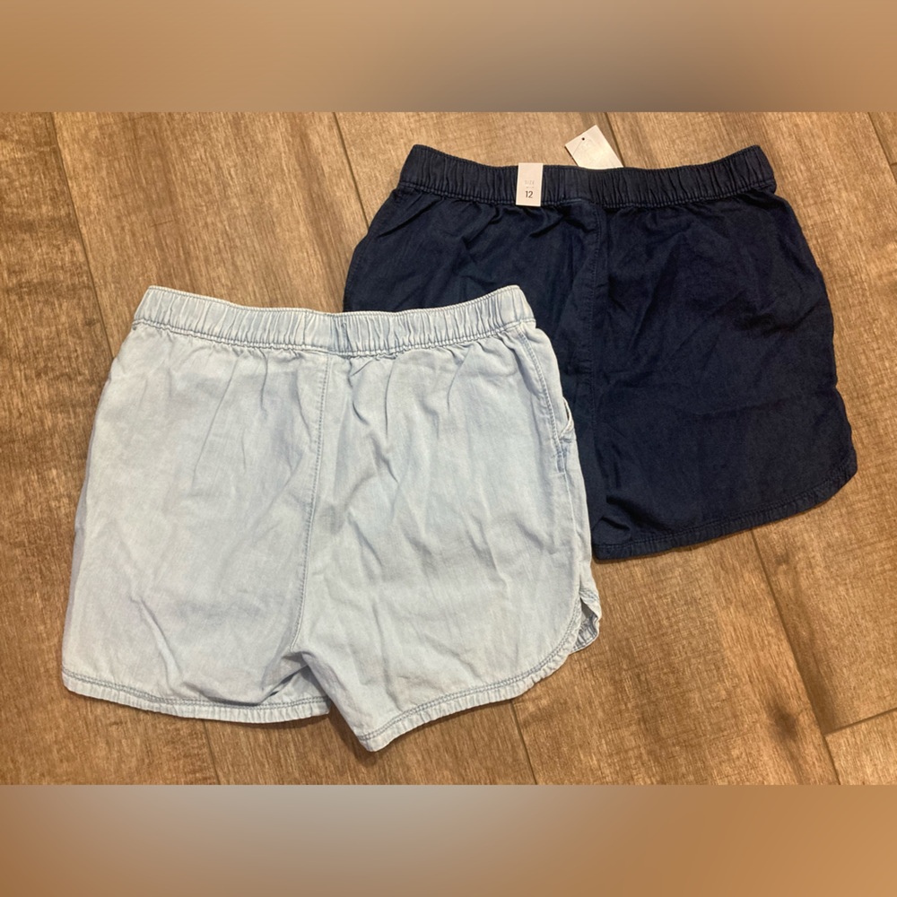 Children’s Place girls 12 chambray shorts lot - Picture 5 of 5
